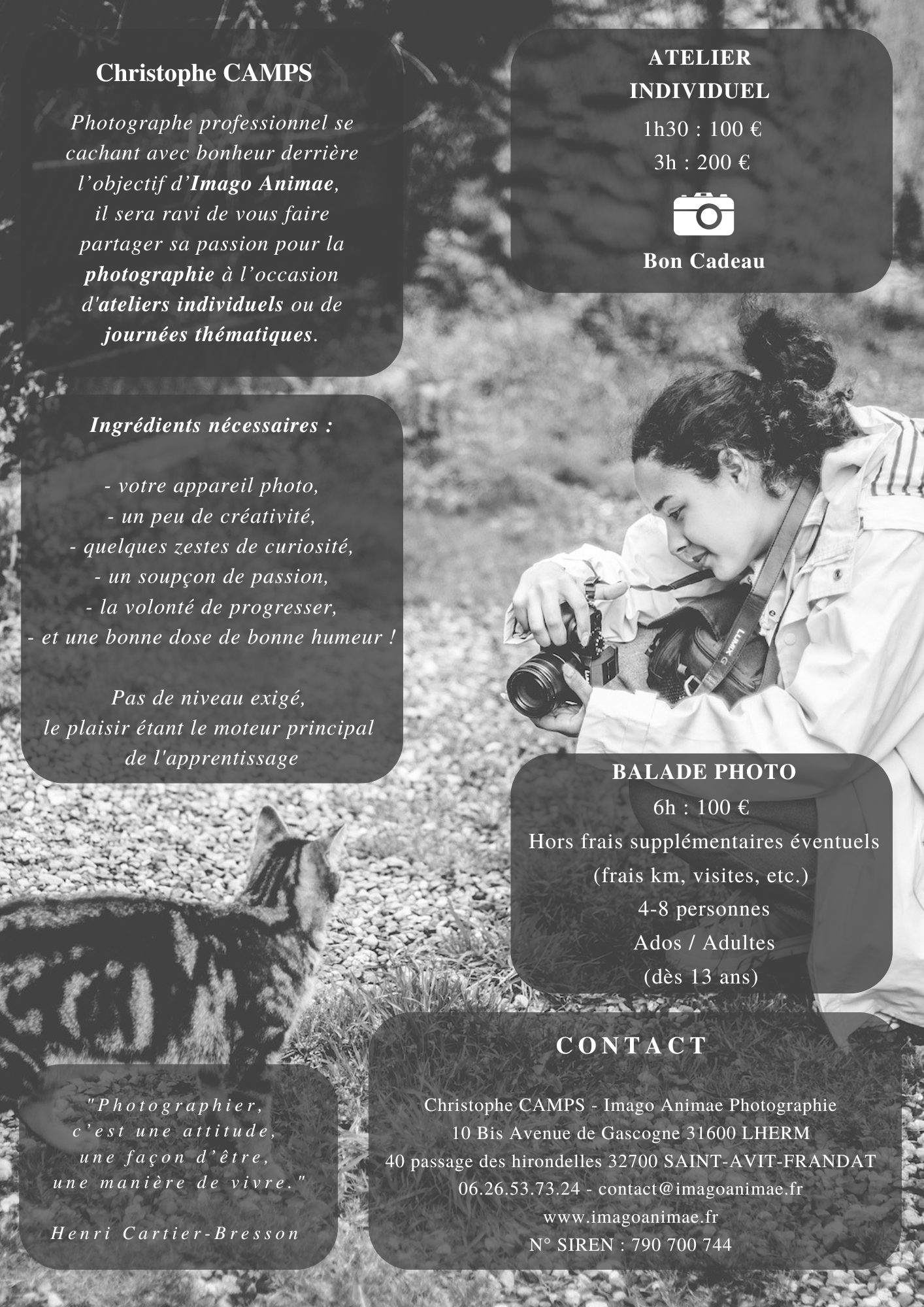 Votre balade photographique avec Imago Animae Photographie