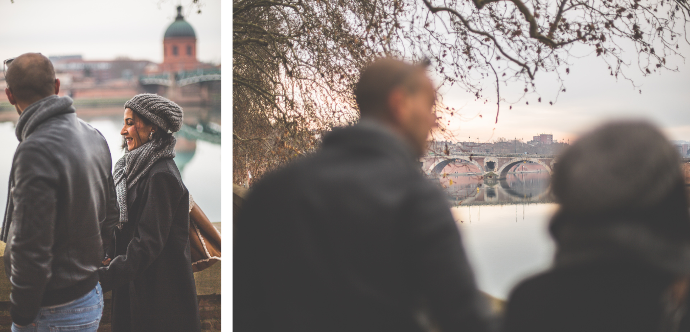 Séance d'engagement de Bérengère & Saïd à Toulouse - Imago Animae Photographie