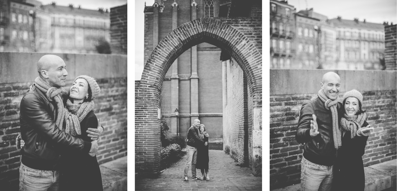 Séance d'engagement de Bérengère & Saïd à Toulouse - Imago Animae Photographie