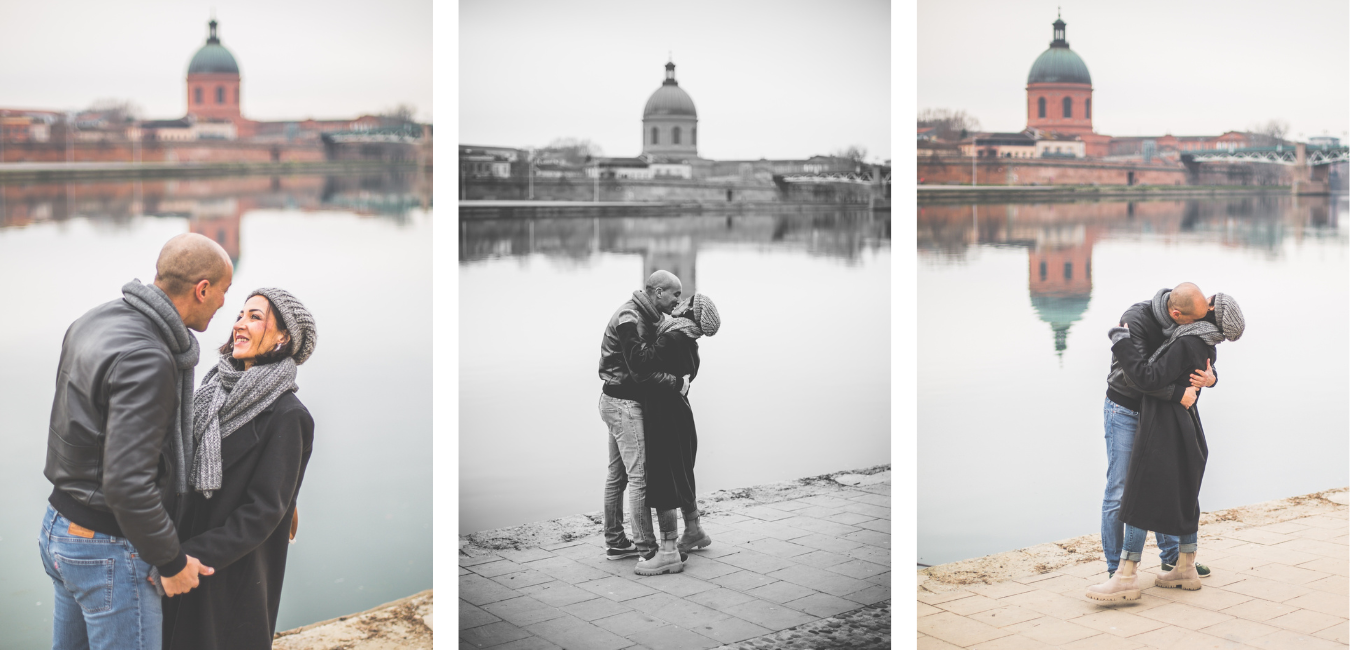 Séance d'engagement de Bérengère & Saïd à Toulouse - Imago Animae Photographie
