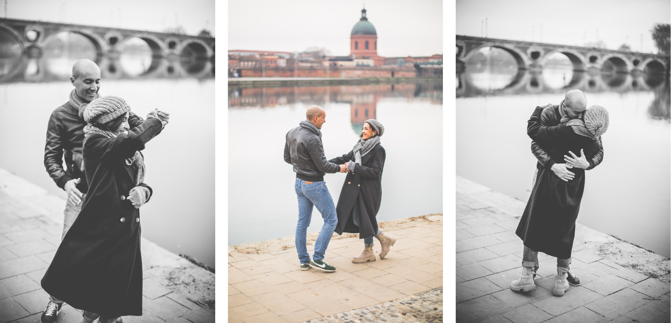 Séance d'engagement de Bérengère & Saïd à Toulouse - Imago Animae Photographie